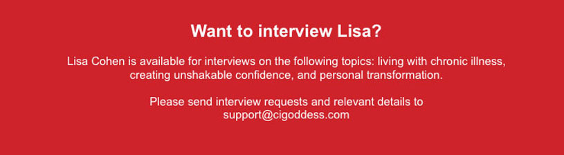 Want to interview Lisa